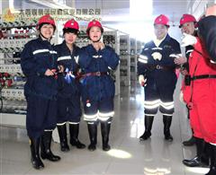 民勤实业公司红沙岗一号井及选煤厂竣工验收井下验收组验收现场（三）